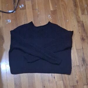 Forever 21 Black Crew Neck Sweater